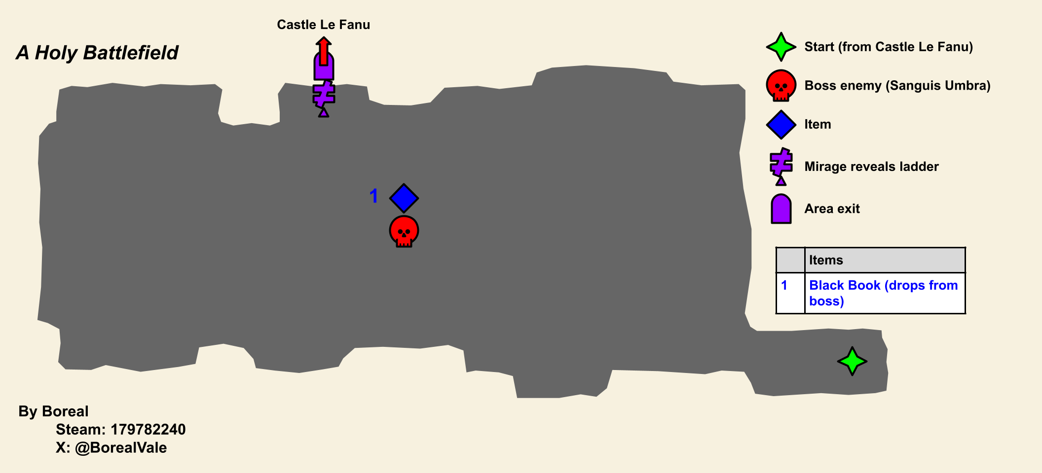 Mapa de Un Campo de Batalla Sagrado