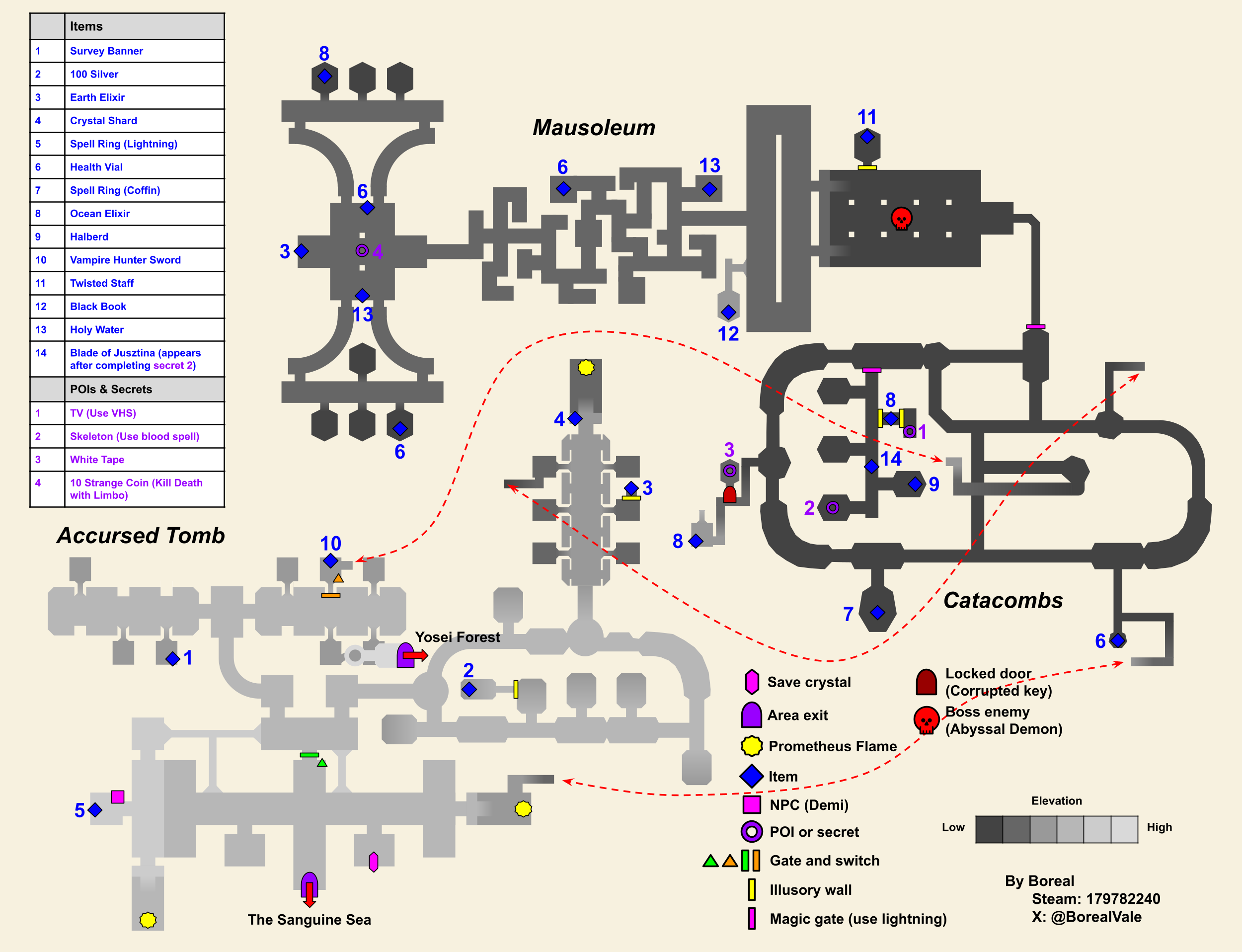 Mapa de Tumba Maldita (2/3)