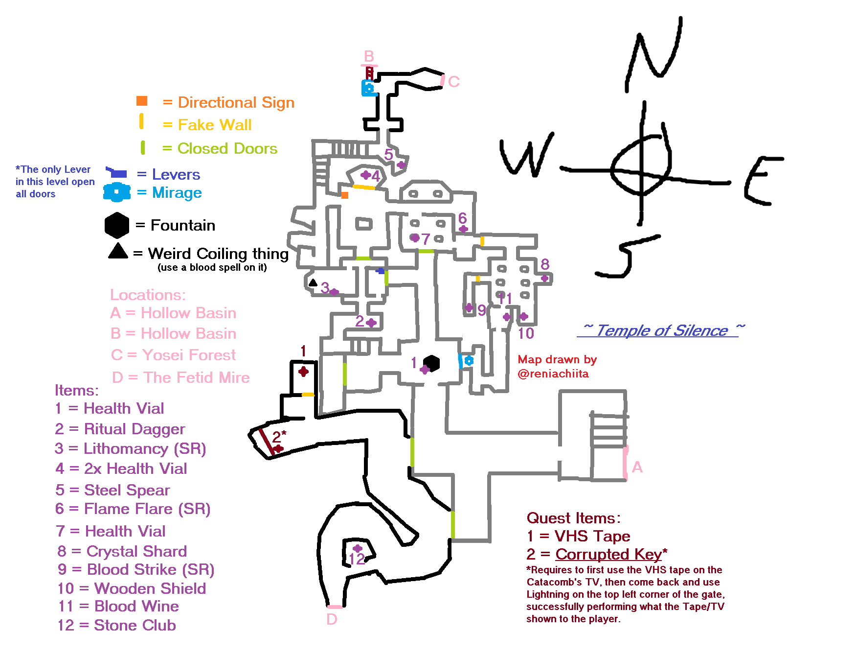 Mapa de Templo del Silencio