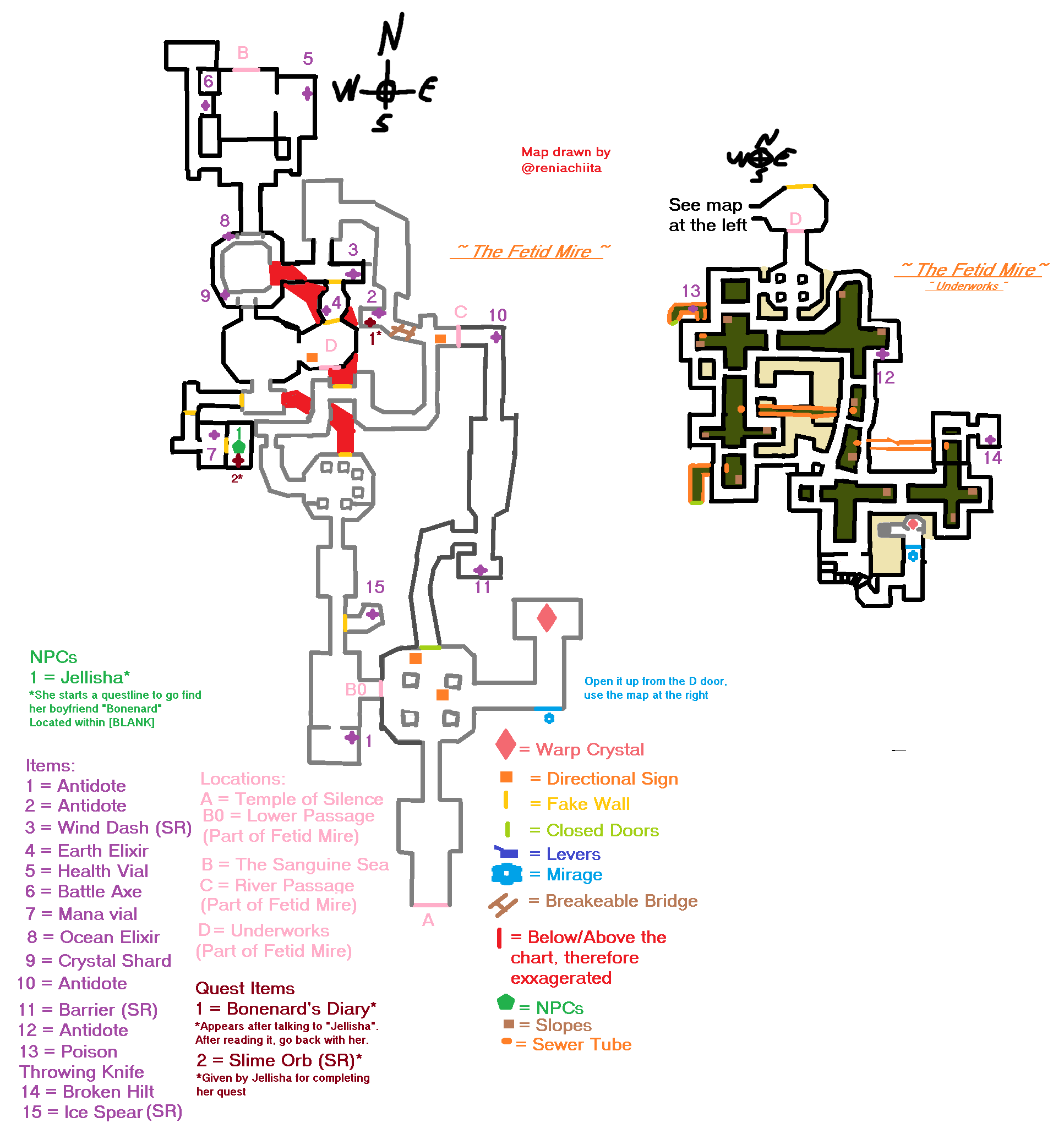 Mapa de El Pantano Fétido (1/2)