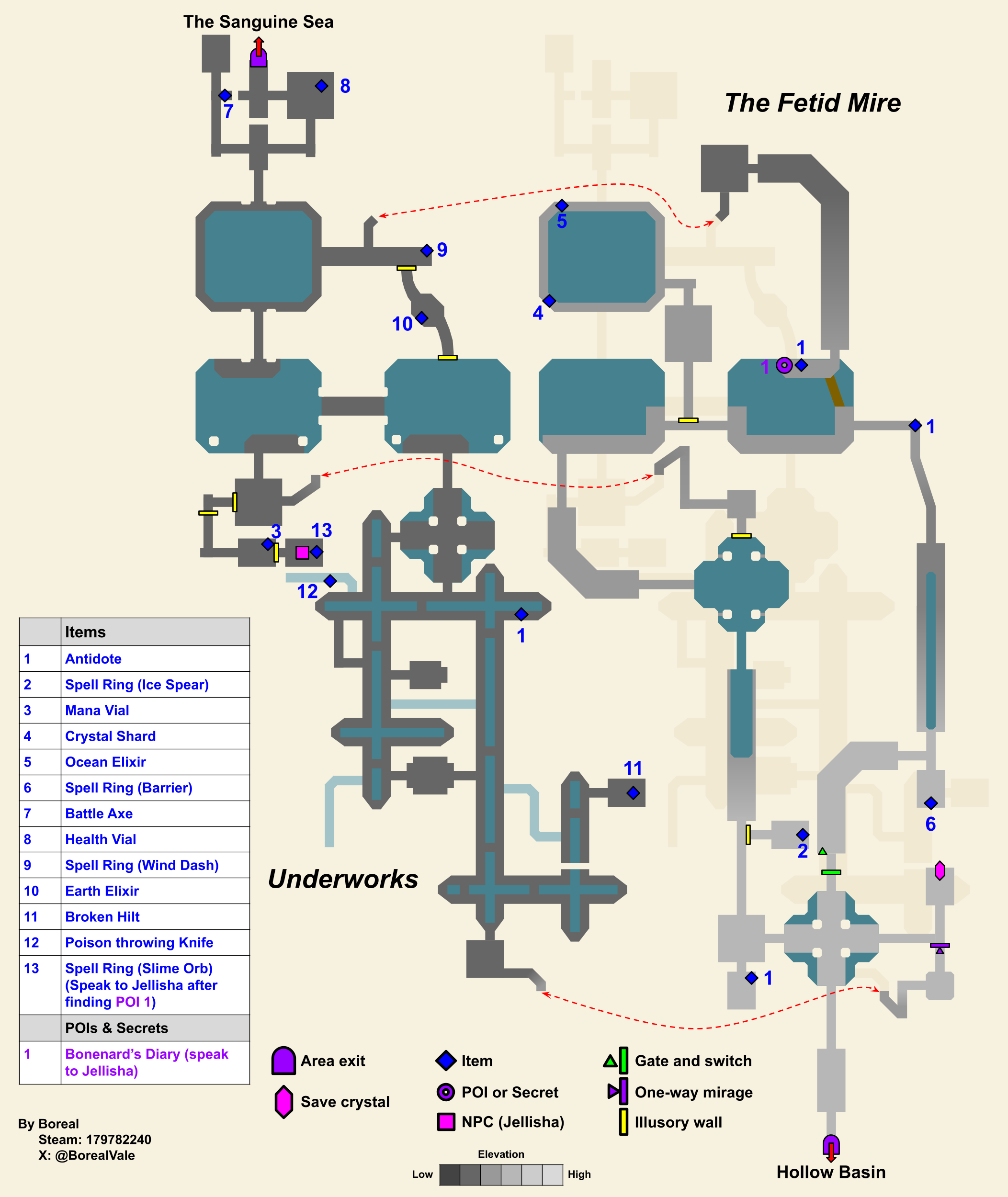 Mapa de El Pantano Fétido (2/2)