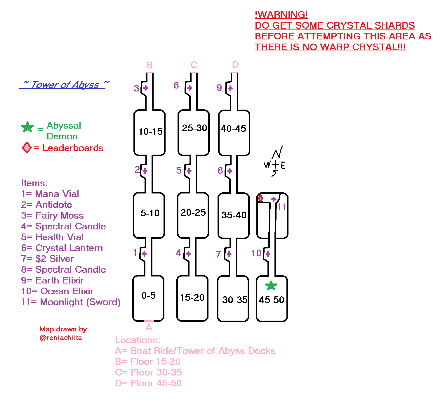 Mapa de Torre del Abismo (1/2)