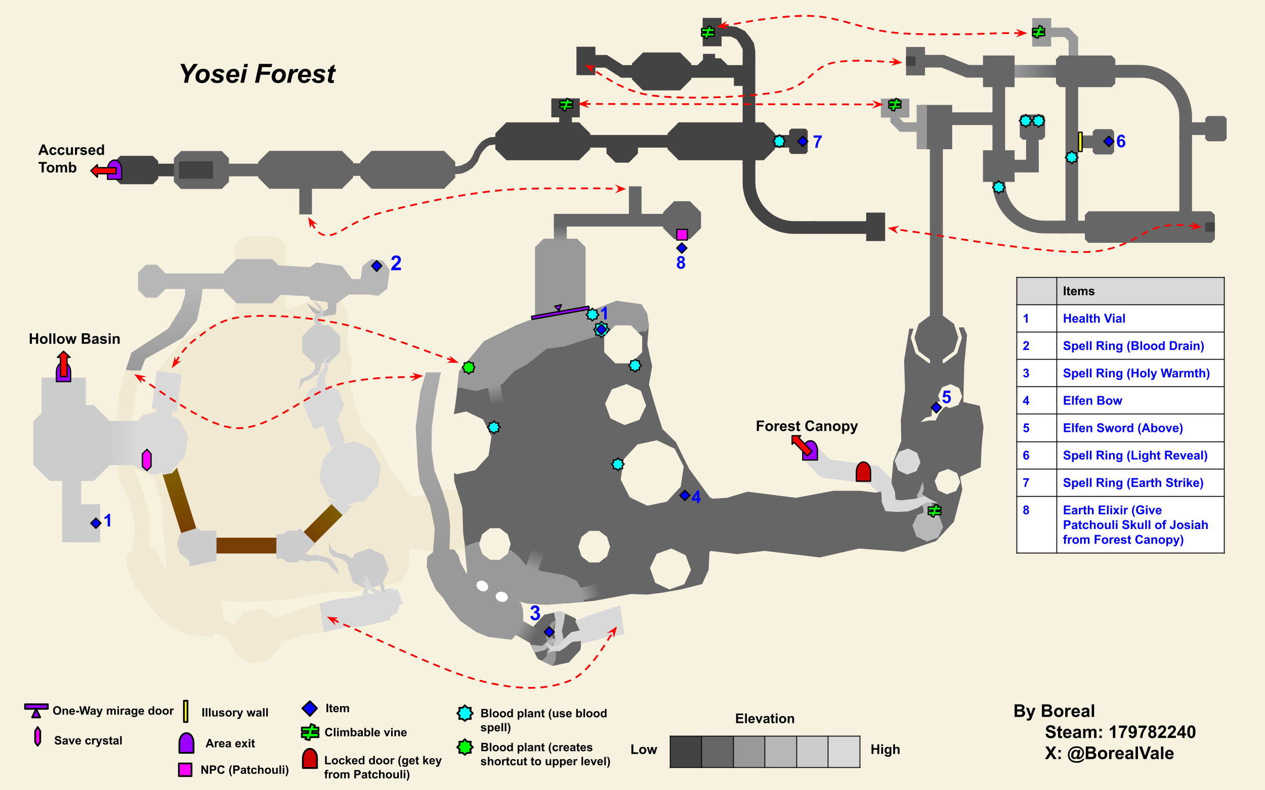 Mapa de Bosque Yōsei (2/2)